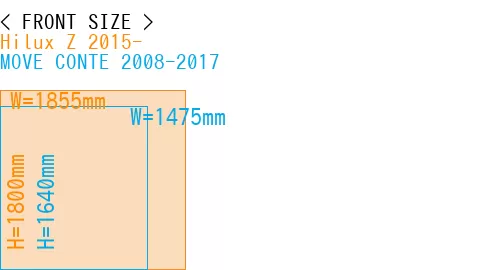 #Hilux Z 2015- + MOVE CONTE 2008-2017